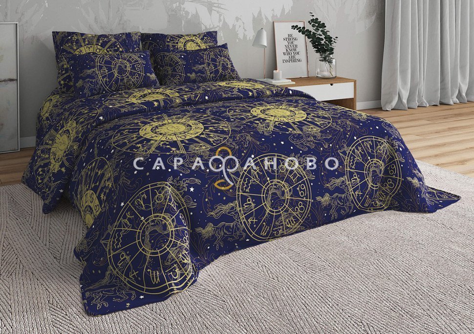 Ткань Бязь 220 см рис. Зодиак 2 (основа)