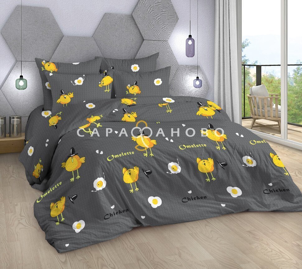 Ткань Бязь 220 см рис. 12502/1 Чикен