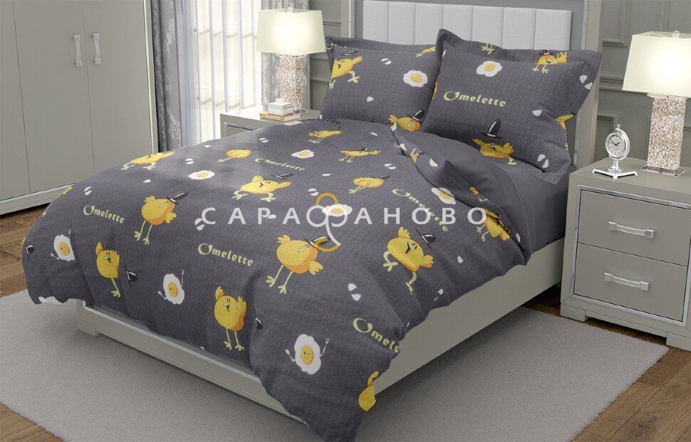Ткань Бязь 220 см рис. 12502/1 Чикен