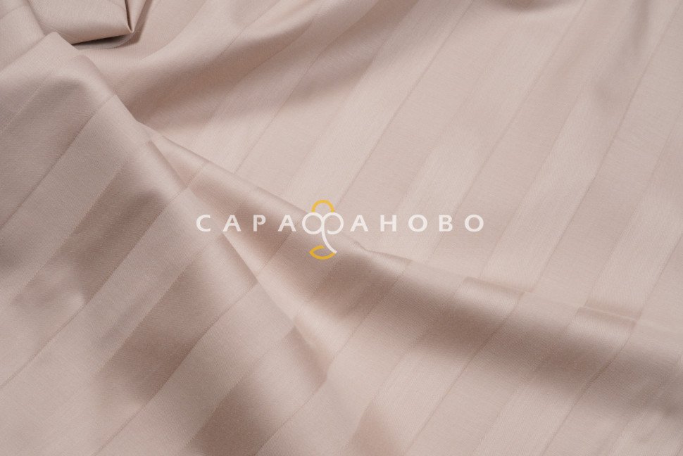 Ткань Страйп - Сатин 220 см. 3х3 гладкое крашение рис 16110