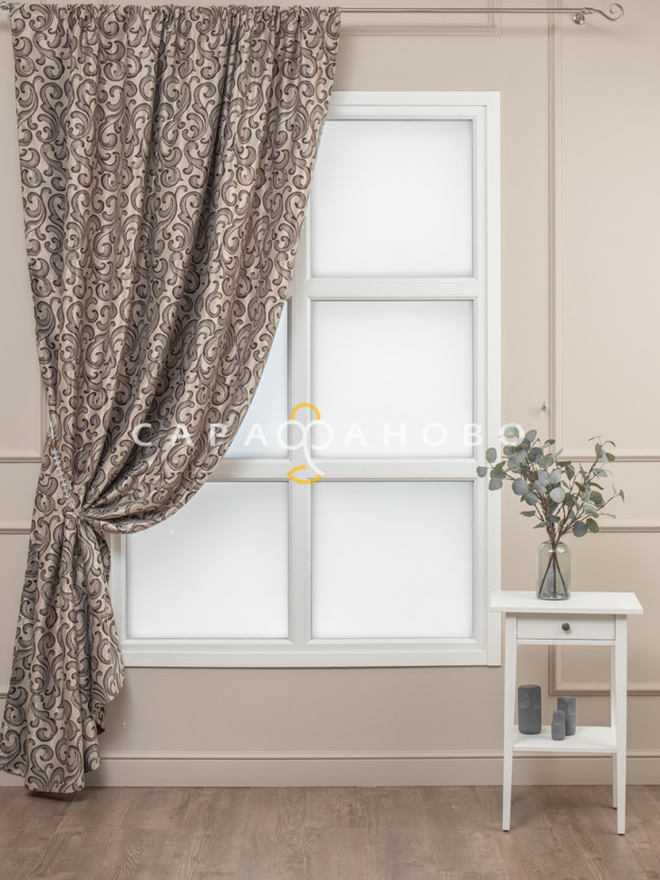 Жаккард блэкаут RS 2786-10/280 BL Jak